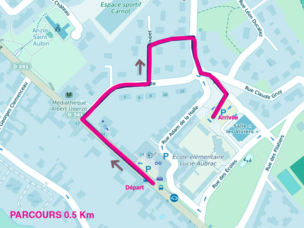 map course 0.5km 05